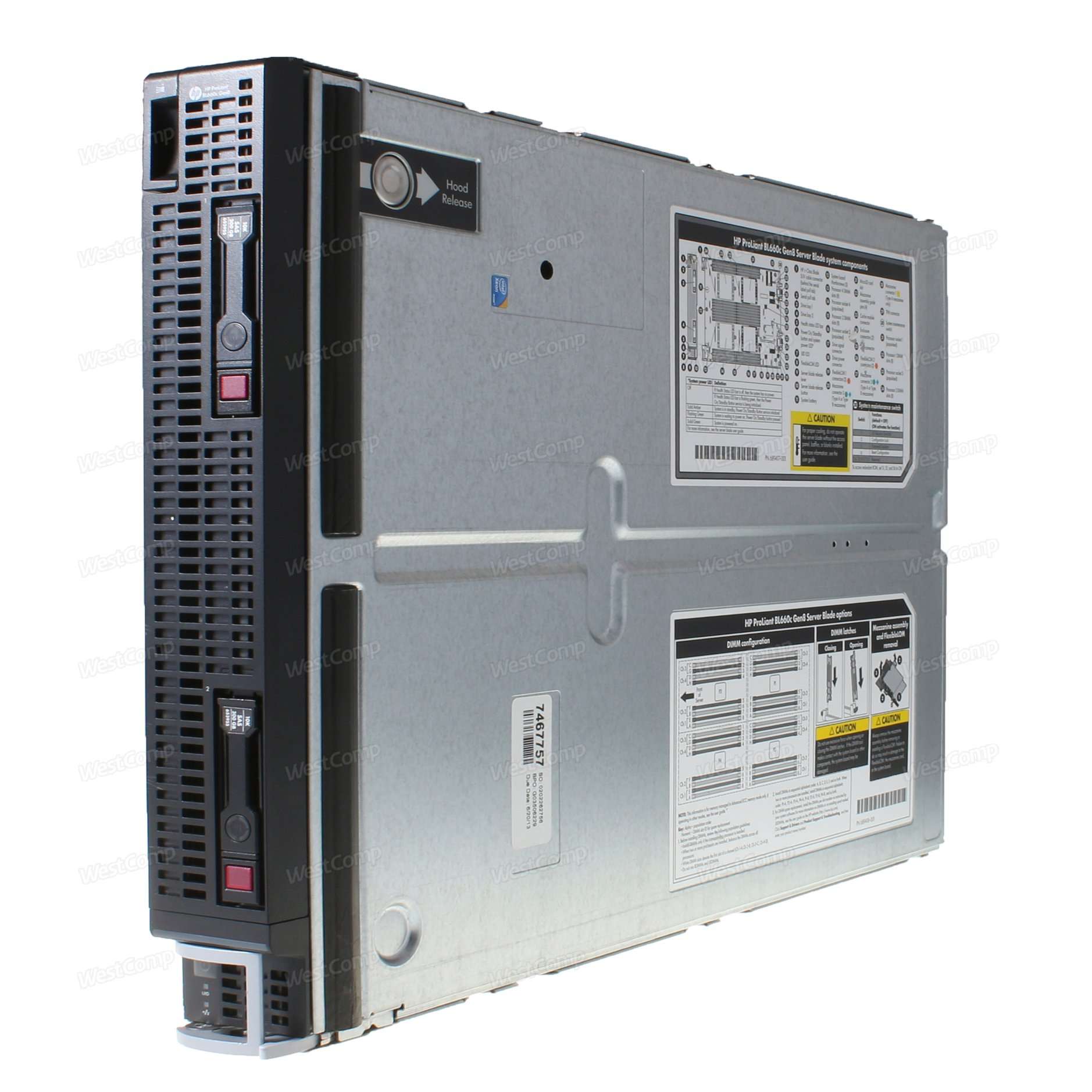 HP Proliant BL660с Gen8 4xXeon E5-4657Lv2 12-core / 512Gb (16x32) pc3-14900R / P220i