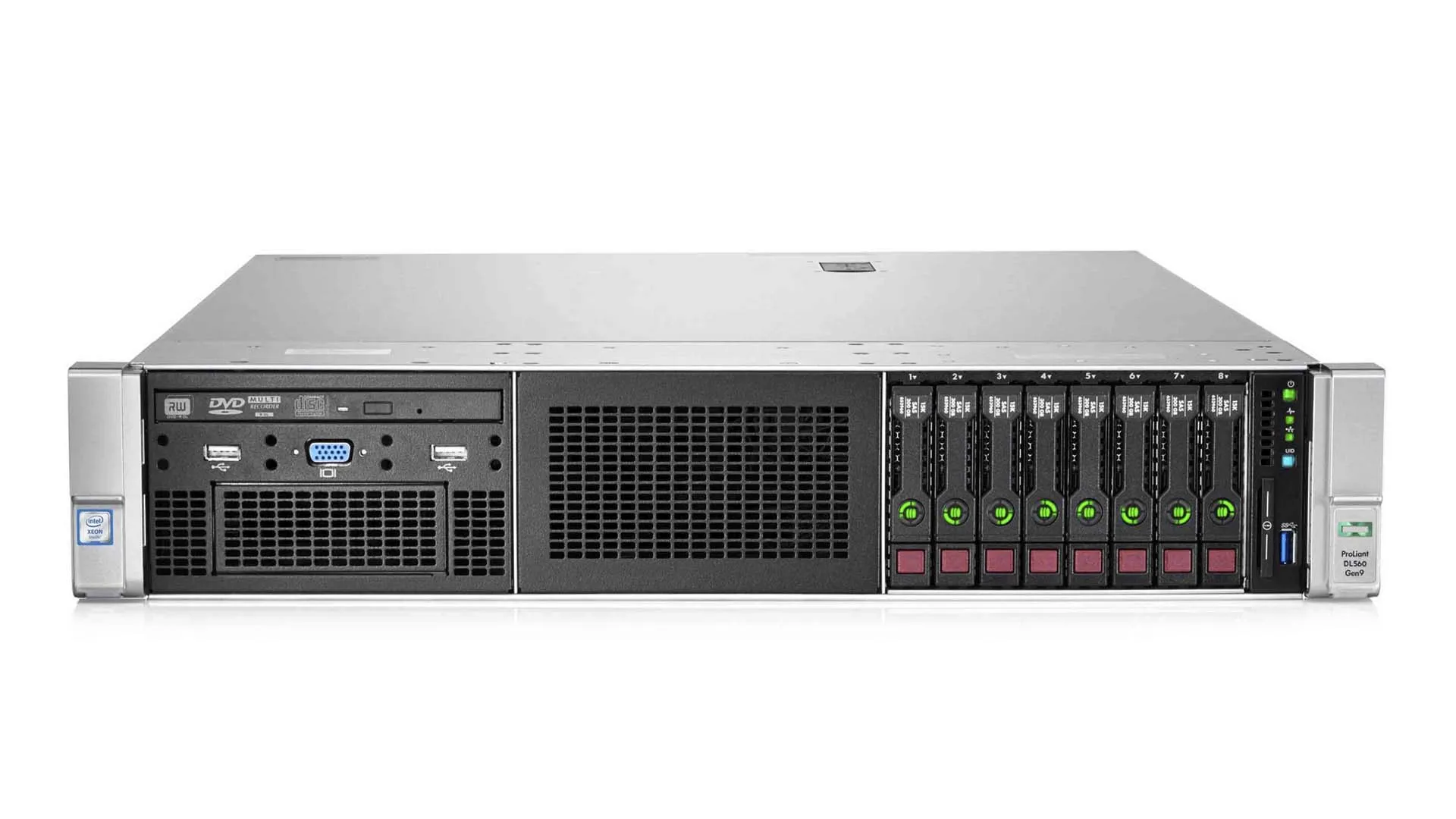 HPE Proliant DL560 Gen9 8SFF 4xE5-4669v4 22-Core / 512GB (16x32GB) DDR4-2400 / P440ar / 2GB / 331FLR / 2x1500W