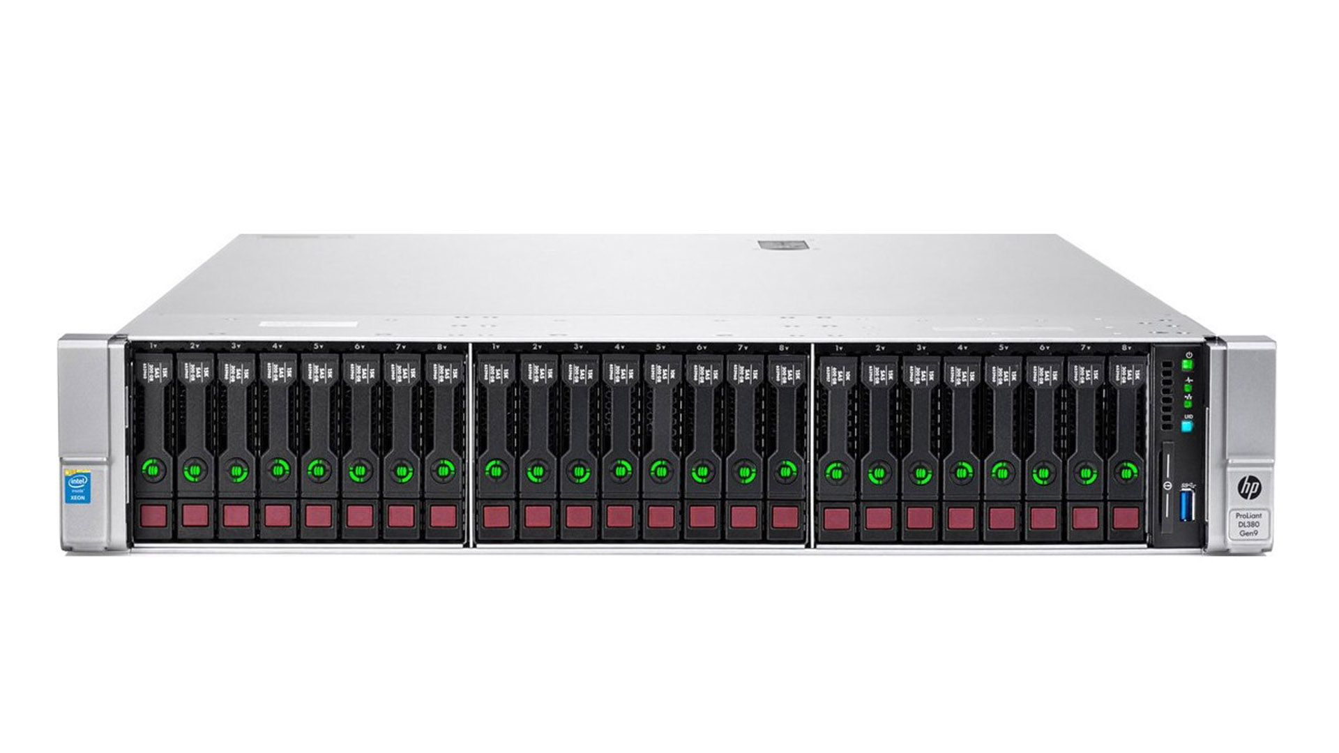 HP Proliant DL380 Gen9 24SFF 2xE5-2650v4 12-Core / 128Gb (4x32) DDR4-2400 / P840ar / 331i / 2x500W