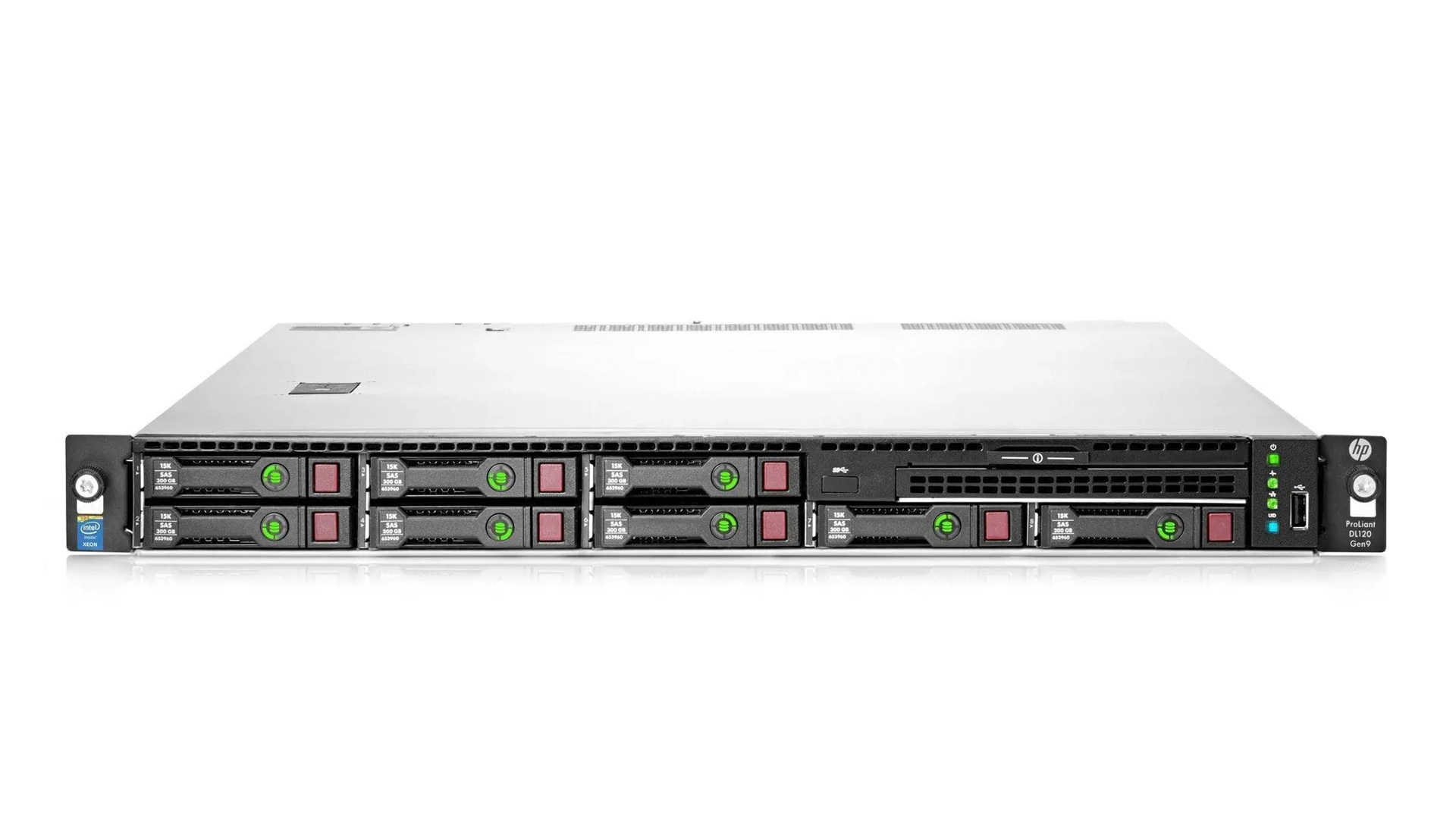 HP Proliant DL120 Gen9 8SFF E5-2620v4 8-Core / 16Gb (1x16) DDR4-2400 / B140i / 361i / 2x900W