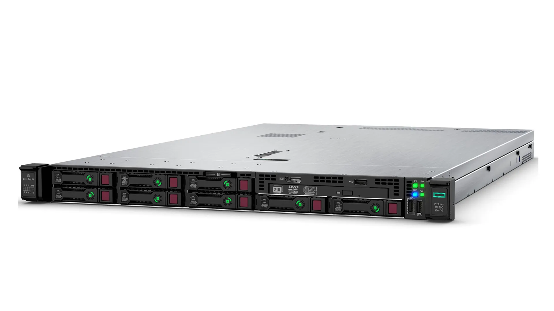 HP Proliant DL360 Gen10 8SFF 2xGold 6144 8-Core / 128Gb (4x32Gb) DDR4-2666 / E208i-a / 331FLR / 2x500W